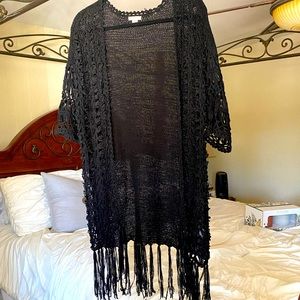 Boho Crocheted Cardigan